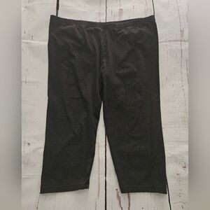 Simply Vera Vera Wang Women's Black Athletic Casual 3/4 Leggings Size Large